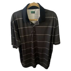 Ben Hogan Performance Polo Shirt‎ Striped Golf Athletic XL